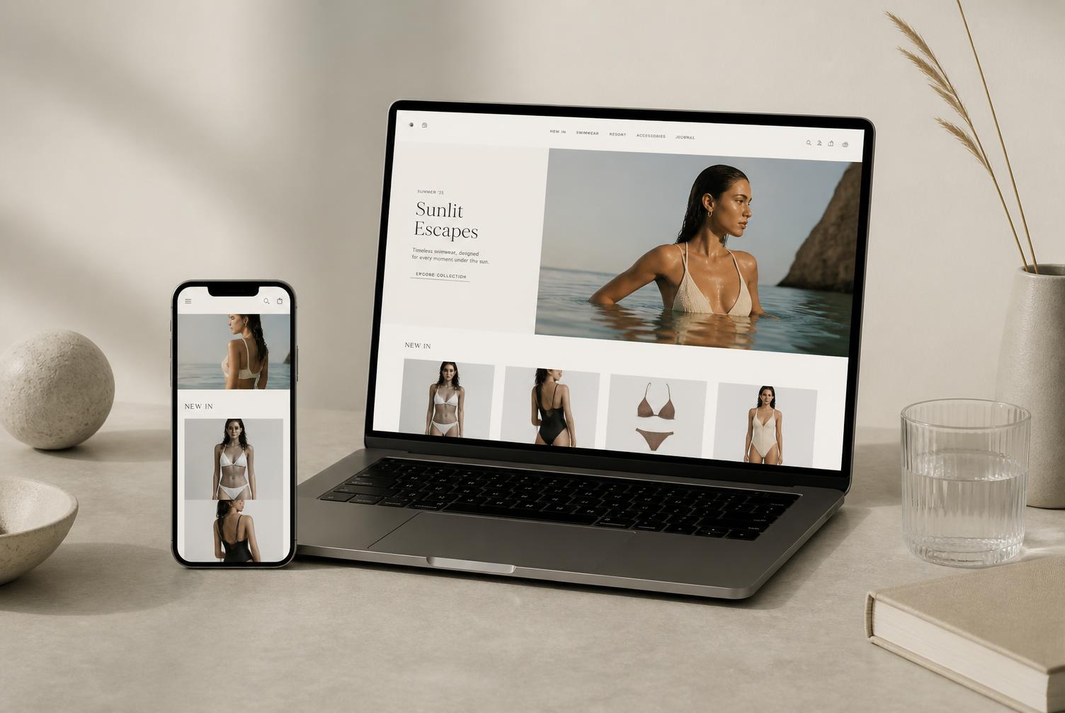 Canal de venta: Tu tienda online — marca de swimwear